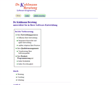 Tablet Screenshot of dr-kuhlmann.com
